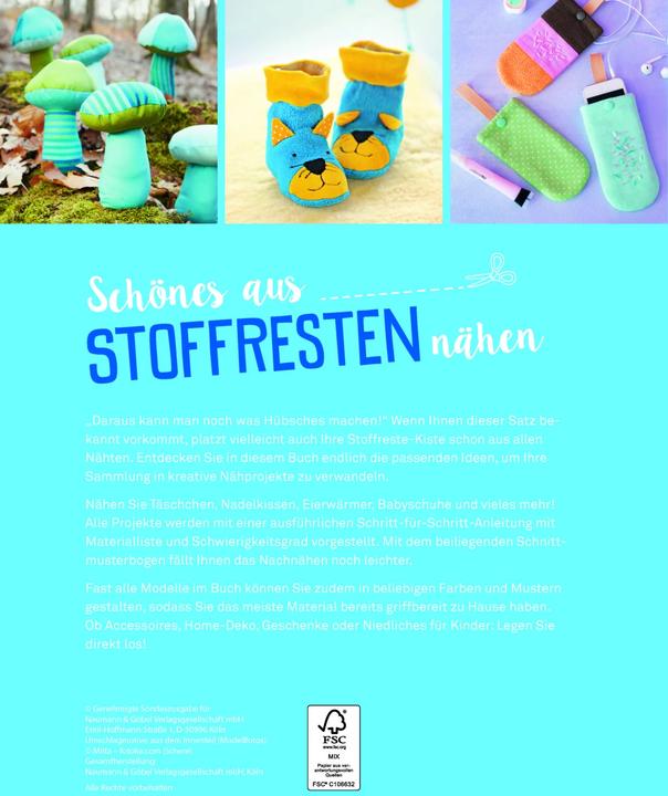 Produktbild Schönes aus Stoffresten nähen - Accessoires, Geschenke & Home-Deko (Deutsch, 2021)