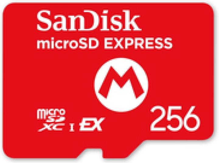 Actual product image Nintendo SanDisk microSD Express Card (256 GB, microSD Express, U3, UHS-I)