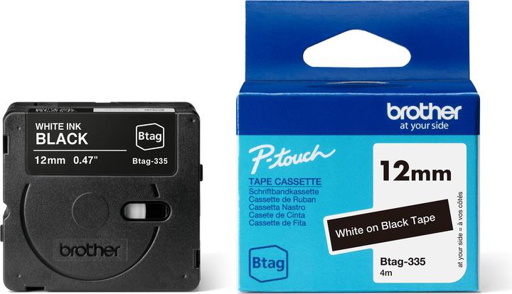 Actual product image Brother BTAG335 (1.20 cm, Black)