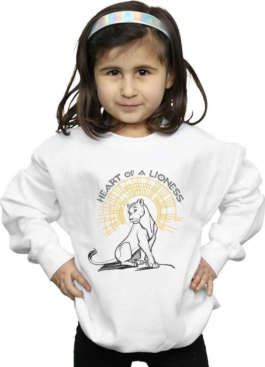 Actual product image Disney Girls The Lion King Movie Heart Of A Lioness Sweatshirt (140, 146)