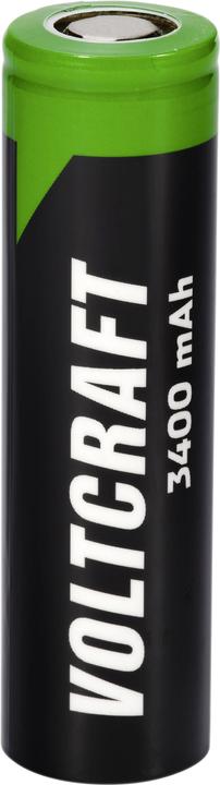 Voltcraft VC-18650 Spezial-Akku 18650 Flat-Top Lithium 3.6 V 3400 mAh (18650, 3400 mAh)
