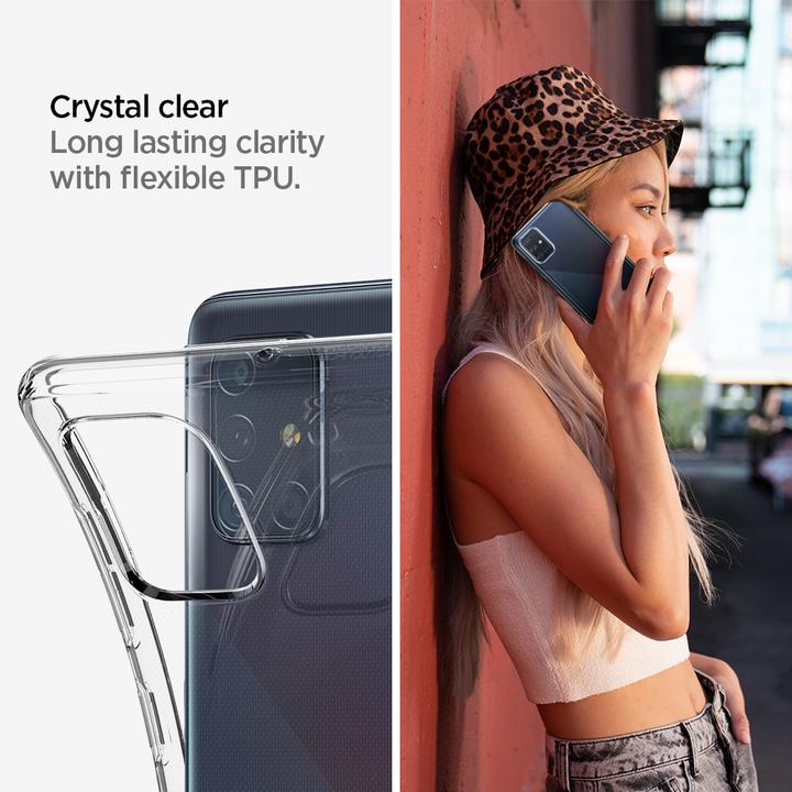 Actual product image Spigen liquid crystal (Samsung Galaxy A71)
