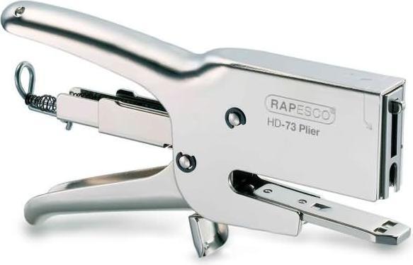 Rapesco HD-73 stapling pliers, chrome (70 Sheets)