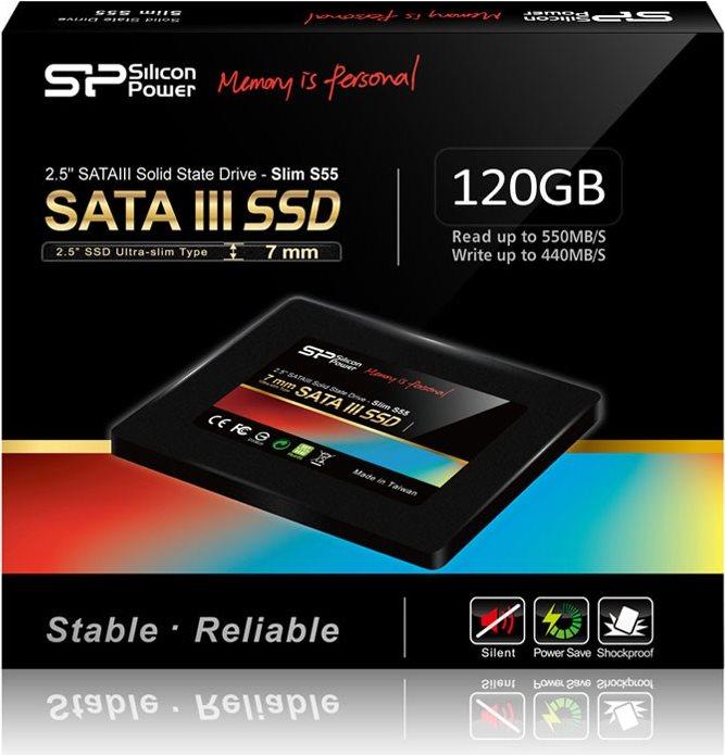 Produktbild Silicon Power Slim S55 (120 GB, 2.5")