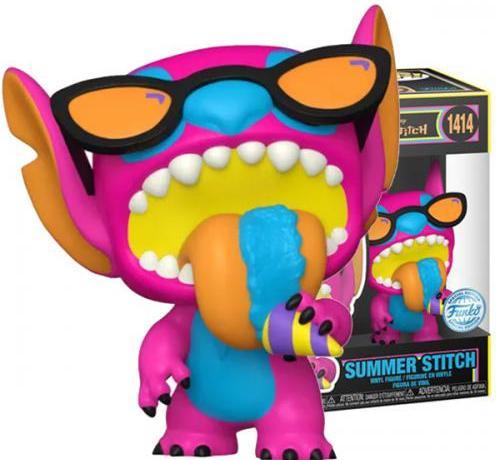 Image du produit Funko POP! Disney Lilo et Stitch - Summer Stitch Lumière Noire Exclusive