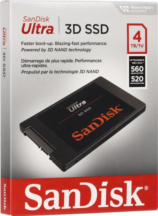 Produktbild SanDisk Ultra 3D (4000 GB, 2.5")