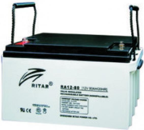 Produktbild Ritar AGM-Batterie RA12-80D (12 V, 80 Ah)