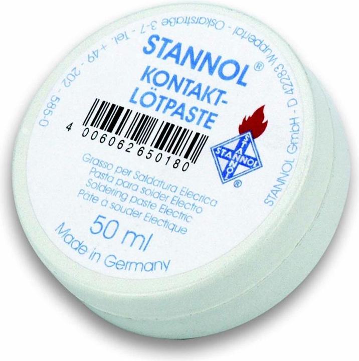 Produktbild Cimco Kontakt-Lötpaste, DIN EN 29454-1 1.1.2.C, 50 gDose