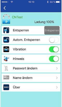Produktbild Semptec App-gesteuertes Kabelschloss, Bluetooth, Alarm für Fahrrad, Tür u.v.m.