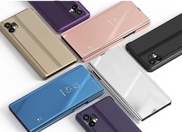 Productafbeelding Hurtel Clear View Case hoesje voor Nothing Phone 1 flipcase zwart (Niets telefoon (1))