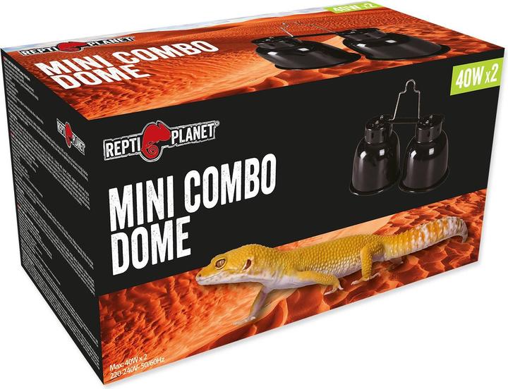 Immagine prodotto Repti Planet Lampada con riflettore Mini Combo Dome 2 x 40 W (UVB, UVA)