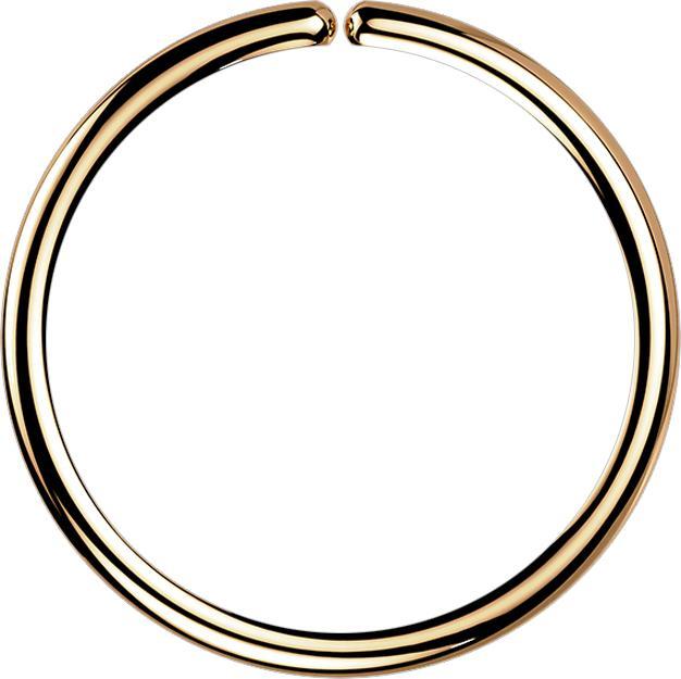 Star Piercing Micro Piercing Ring rosegold (Chirurgenstahl 316L)