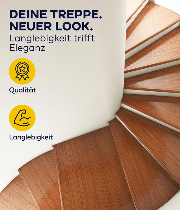 Produktbild Plid Treppenlack Set 00,75L Farblos Satin für ca. 9m² /Treppensiegel Klarlack Holzlack (Farblos, 0.75 l)