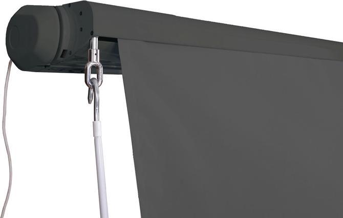 Immagine prodotto Swisshandel24 Tenda da sole elettrica a cassonetto 4x3m con mantovana retrattile - poliestere antracite, antracite (4 m)