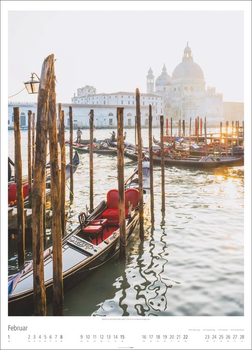Produktbild Venezia Kalender 2026 - La Serenissima (49 x 68 cm, Harter Einband, Deutsch, Englisch)