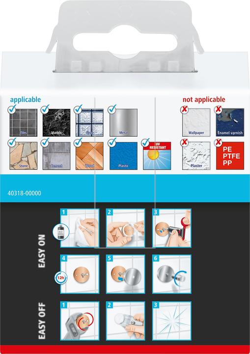 Actual product image tesa SMOOZ towel hook incl. adhesive solution without drilling