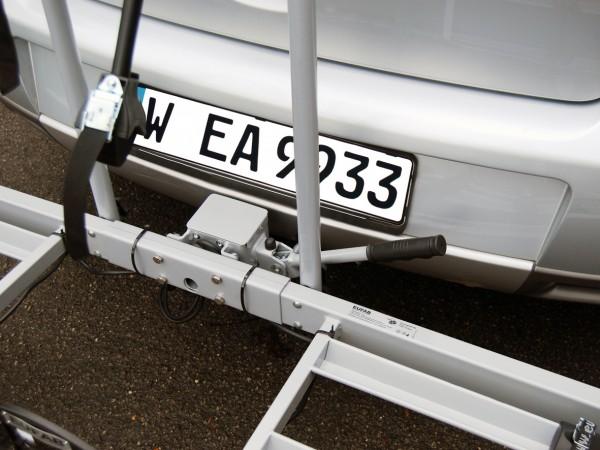 Actual product image Eufab Schnellverschluss für Fahrradträger, abschliessbar zum Nachrüsten (Silver)