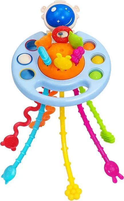 Immagine prodotto Activity Board Da 1 a 3 anni il giocattolo educativo in silicone 3 in 1 sviluppa le capacità sensoriali della