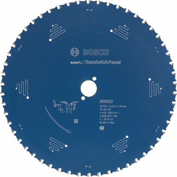 Actual product image Bosch Professional Zubehör Circular saw blade Expert for Sandwich Panel, 160 x 20 x 2.0 mm, 30