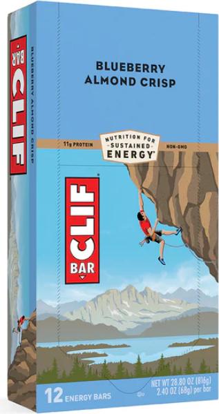 Image du produit Clif Bar Barres énergétiques (Baies, Myrtille, 12 pcs, 816 g)