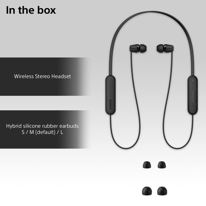 Productafbeelding Sony WI-C100 (Geen ruisonderdrukking, 25 h, Draadloze)