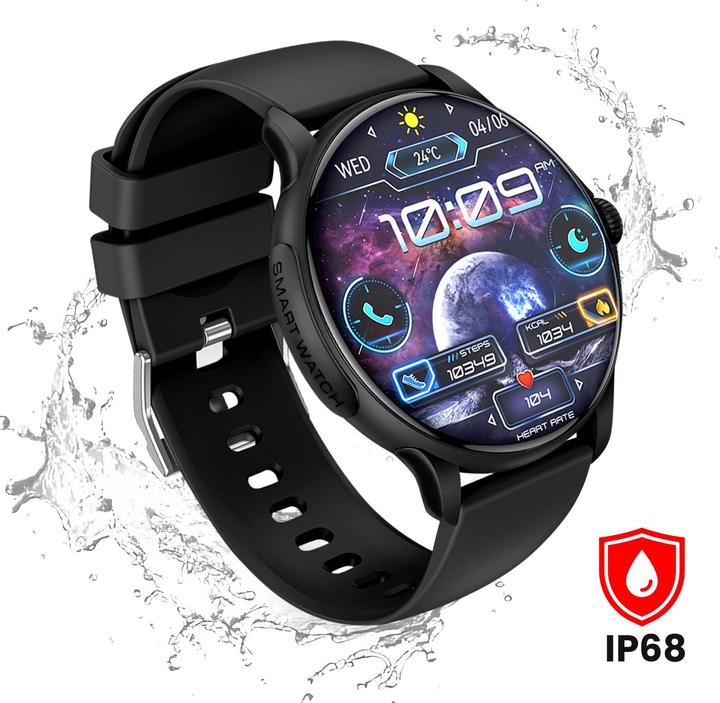 Actual product image xO smartwatch J11 Amoled black