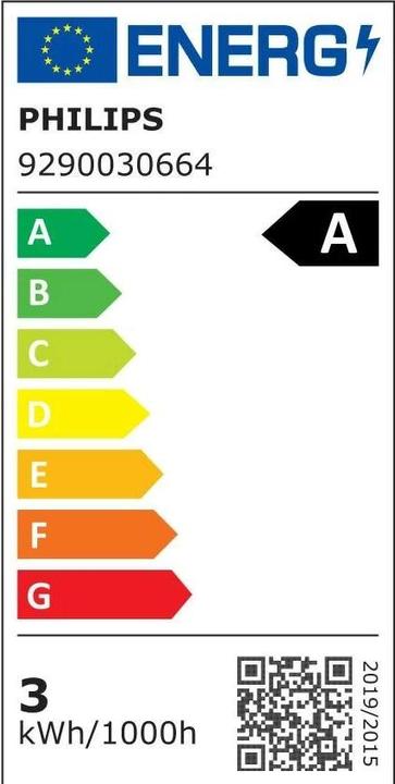 Energy Label Philips LED Classic (E27, 2.30 W, 485 lm, 1 x, A)