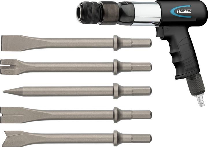 HAZET Jeu de marteaux burineurs 9035H/6 ∙ Nombre d'outils : 6 (Air comprimé)