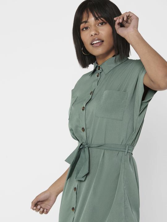 Image du produit Only Robe chemisier avec ceinture à nouer (36)