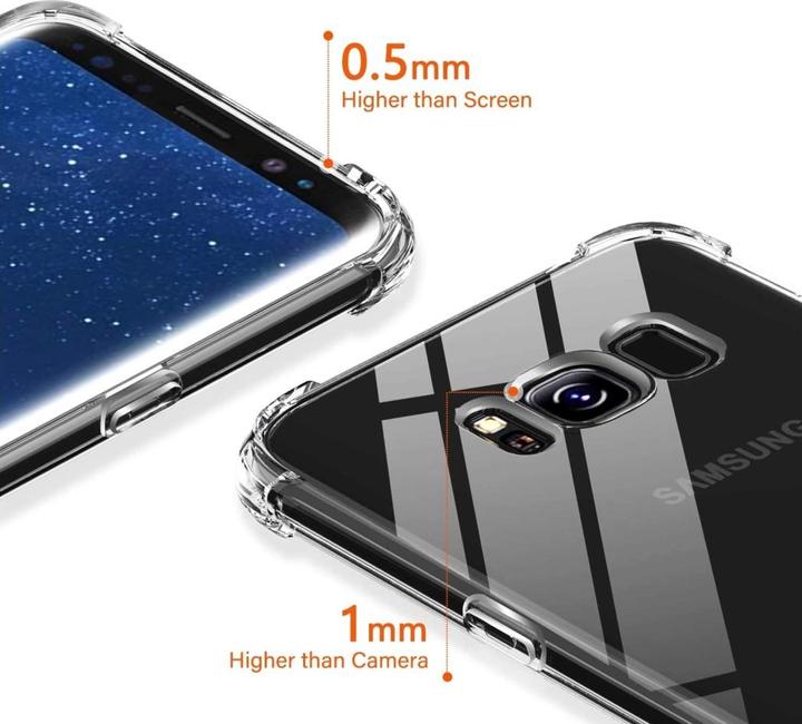 Immagine prodotto Screenguard Samsung Galaxy S8 Custodia Crystal Soft Airbag Bumper (Samsung Galaxy S8)