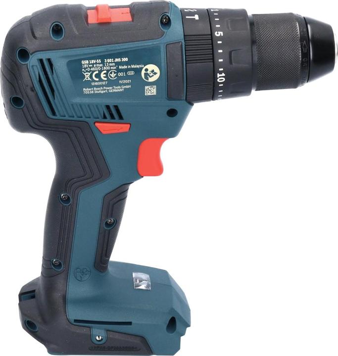 Produktbild Bosch Professional Bosch GSB 18V-55 Professional Akku Schlagbohrschrauber 18 V 55 Nm Brushless + 1x ProCORE Akku 4,0 Ah (Akkubetrieb)