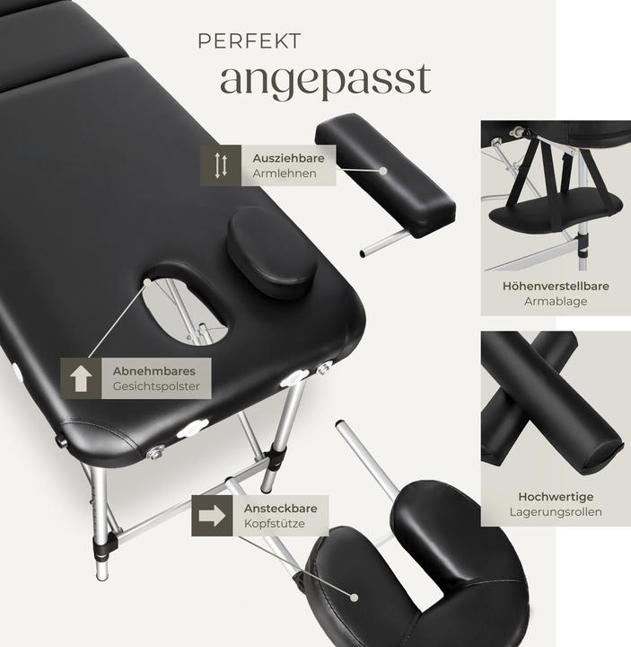 Image du produit tectake Table de massage 2 zones