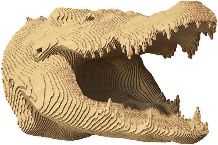 Produktbild Cartonic Krokodil - 3D Modell aus Karton