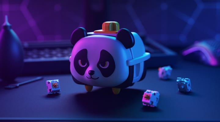Actual product image Glorious PC Gaming Race Panda Toy figure