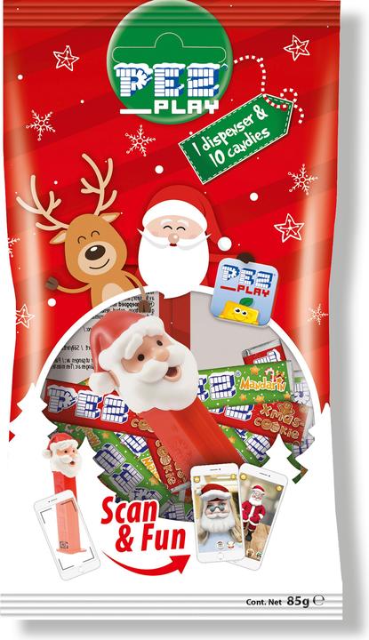 PEZ Xmas sac 85g (10 pcs, 85 g)