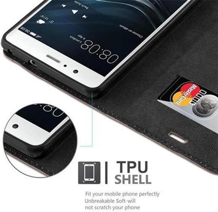 Productafbeelding Cadorabo Boek Onzichtbare Magneethoes (Huawei P9 Lite)