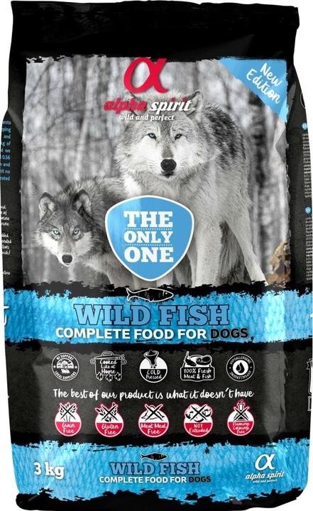 Produktbild Alpha Spirit WILD FISH dog food with fish 3kg (Adult, 3000 g)