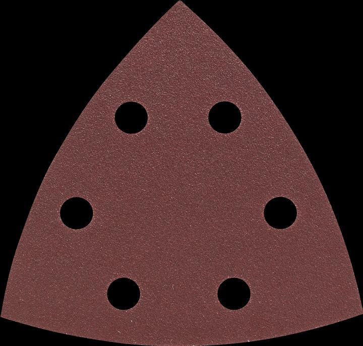 Actual product image Bosch Zubehör Sanding sheet set for delta sander, 93 mm, 120, 6 holes, pack of 25 (120)