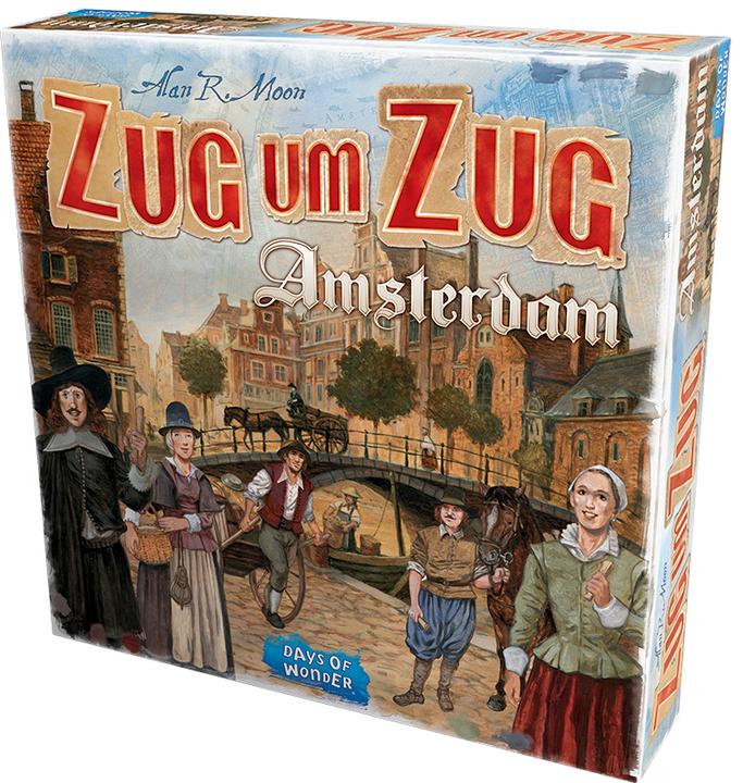 Immagine prodotto Days of Wonder DOWD0021 - Amsterdam - Città, Ticket to Ride, 2-4 giocatori, da 8 anni (edizione DE) (Tedesco)