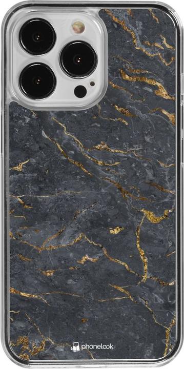 Produktbild PhoneLook Hülle transparent Grey Gold Marble (Apple iPhone 13 Pro)