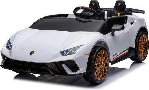 Produktbild Es-toys Kinderfahrzeug - Elektro Auto "Lamborghini Huracan Spider 2 Sitzer" - Lizenziert - 4 Motoren- 2,4Ghz (12 V)