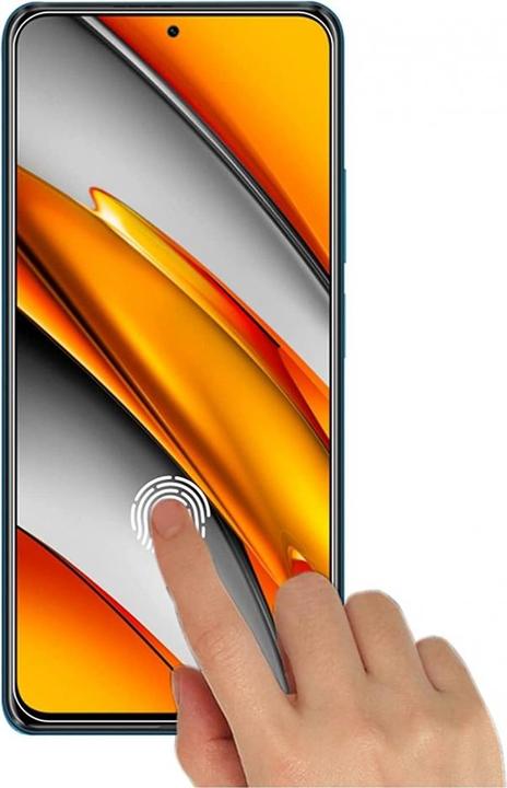 Produktbild Screenguard Xiaomi Poco F3 Panzerglas Schutzfolie Case Friendly Design (1 Stück, Xiaomi Poco F3)