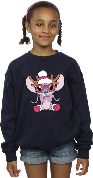 Immagine prodotto Disney Lilo & Stitch Angel Reindeer Felpa Ragazze (104)