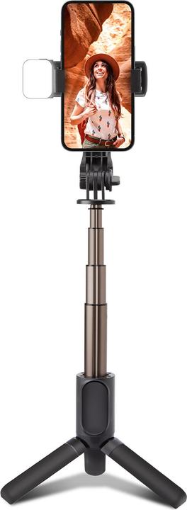 Actual product image SBS Selfie stick med tripod og LED lys