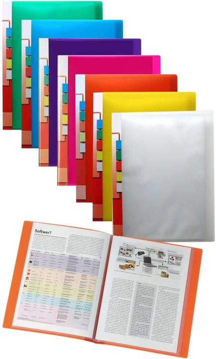 Actual product image Kolma Easy A4 book with 20 pockets blue (A4, 1 x)