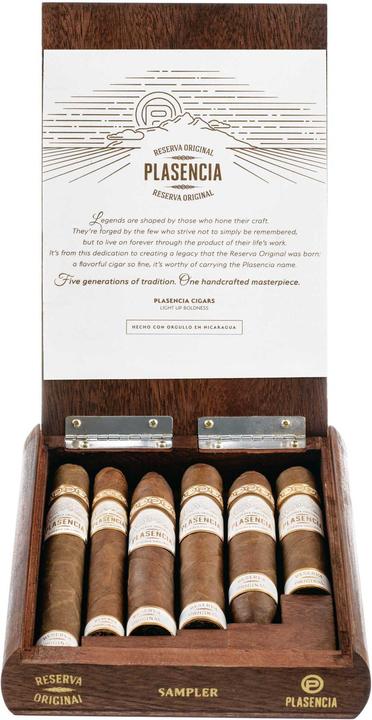 Plasencia Set originale Reserva (Figurado, Corona, Churchill, Piramide, Robusto, Toro)