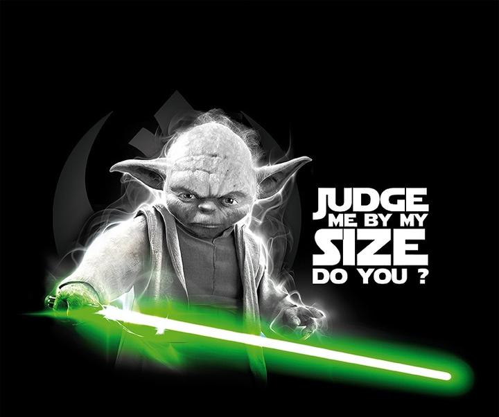 Produktbild ABYstyle STAR WARS - T-Shirt Yoda Judge me... - Black (XL) (XL)