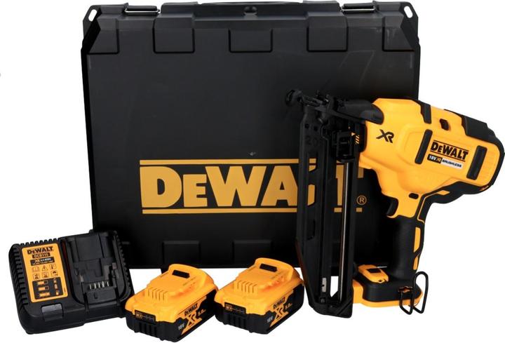 Productafbeelding DeWalt DCN 660 P2 accu spijkermachine 18 V 32 - 63 mm Borstelloos + 2x Accu 5,0 Ah + Lader + Koffer