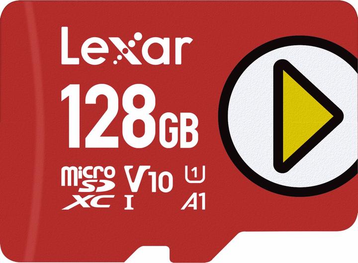 Image du produit Lexar Carte microSDXC 128GB PLAY 1066x UHS-I U3 jusqu'à 150MB/s (128 Go, microSDXC, U1, UHS-I)