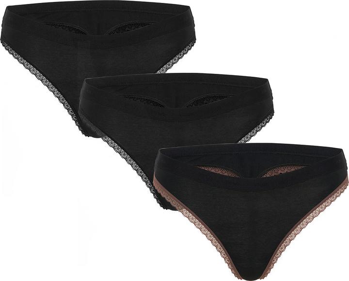 FILA Woman String Elastic With Logo Pack Of 3 Pieces In (M, 3er Pack)